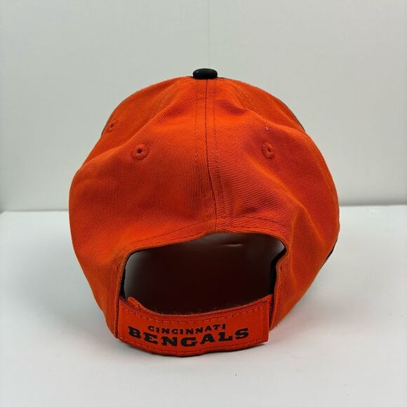 NFL Cincinnati Bengals Adjustable Football Team Hat Tiger Orange White Black Y2K - Picture 5 of 11